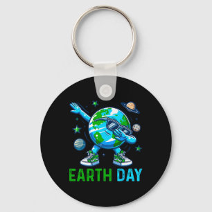 Llavero El Día de la Tierra Dabbing Earth Planet Ambiental