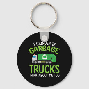 Llavero El Día de la Tierra Reciclar Garge Truck Gracioso 