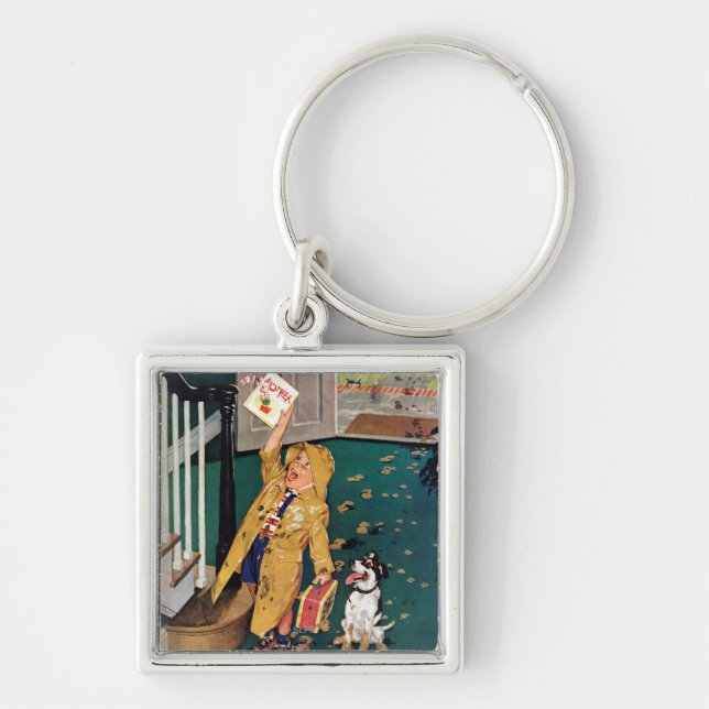 Llavero El día de madre feliz (Frente)