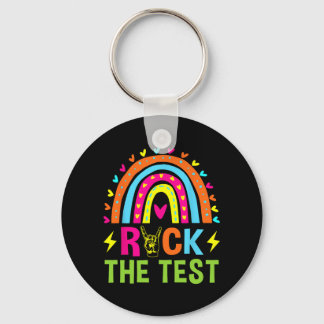 Llavero El día de prueba del arcoiris del profesor motivac