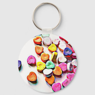 Llavero El día de San Valentín Candy Hearts