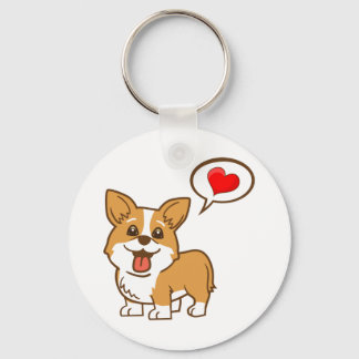 Llavero El día de San Valentín Corgi Keychain