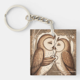 Llavero El día de San Valentín de Búho Cute