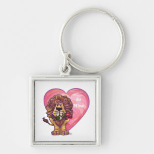 Llavero El día de San Valentín de leones