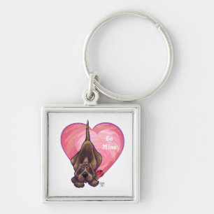 Llavero El día de San Valentín de perro de Hound