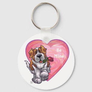 Llavero El día de San Valentín de St. Bernard