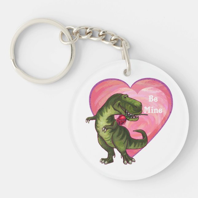 Llavero El día de San Valentín de Tyrannosaurus (Frente)
