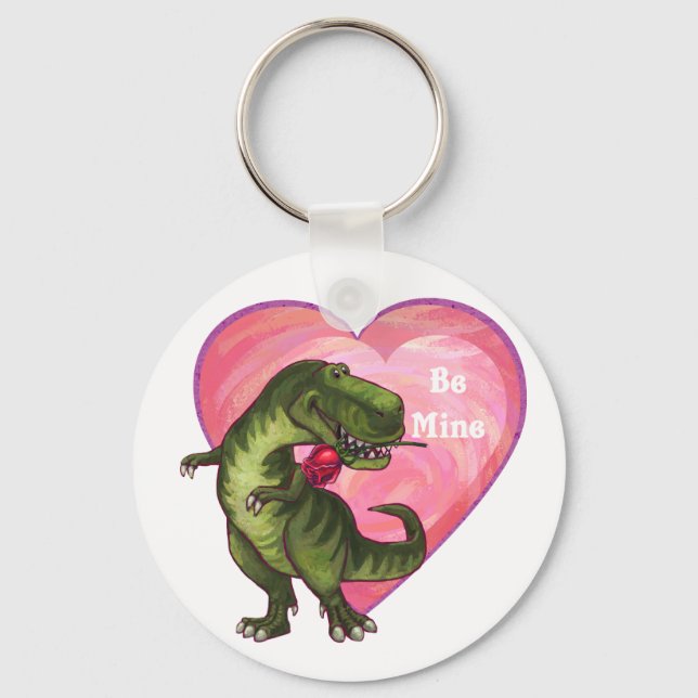 Llavero El día de San Valentín de Tyrannosaurus (Anverso)