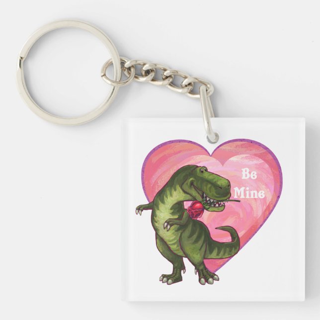 Llavero El día de San Valentín de Tyrannosaurus (Frente)