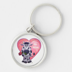 Llavero El día de San Valentín de vaca