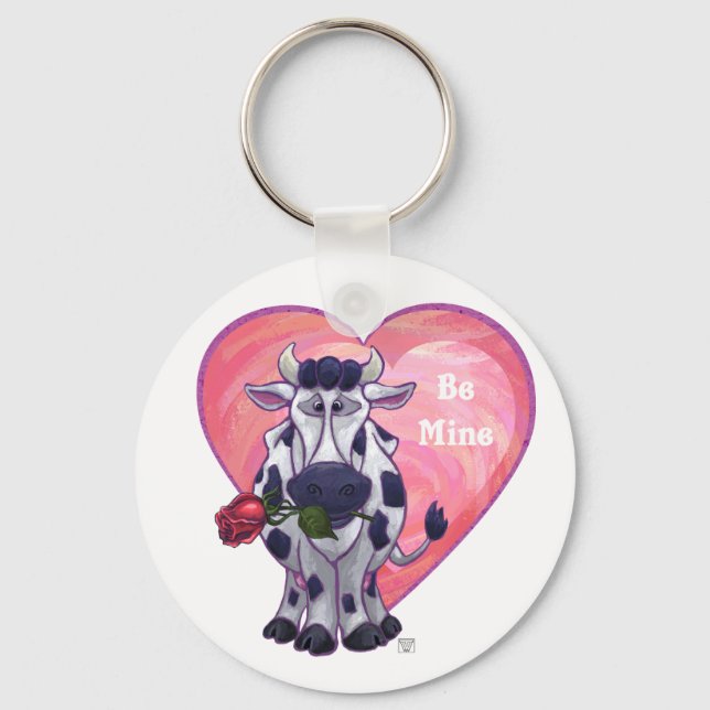 Llavero El día de San Valentín de vaca (Anverso)