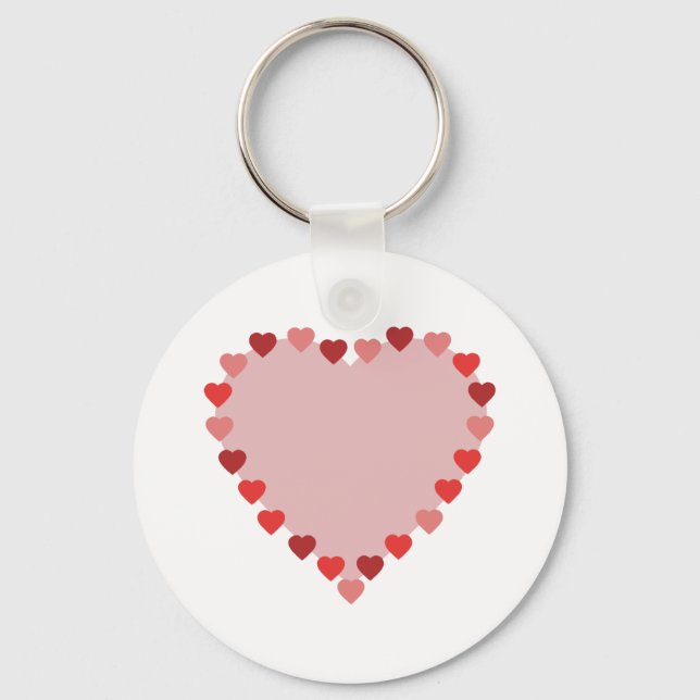 Llavero El día de San Valentín en blanco (Anverso)