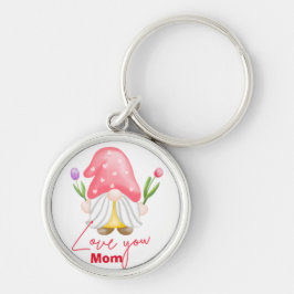 Llavero el día de San Valentín gnome personalizado persona