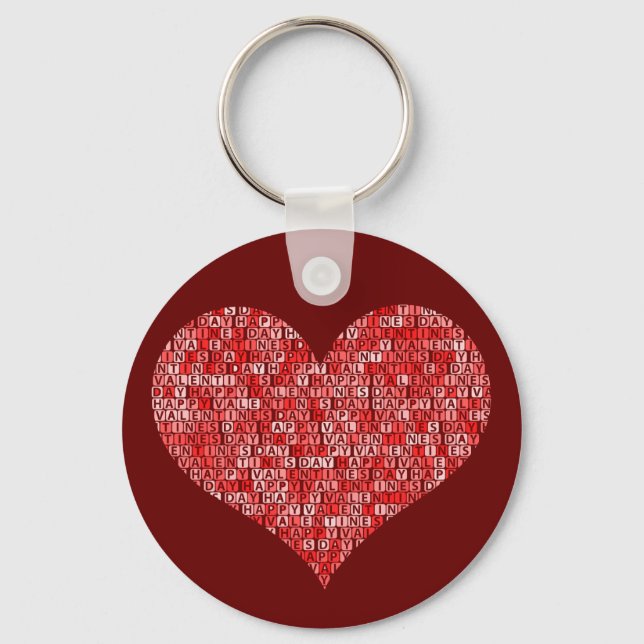 Llavero El día de San Valentín Keychain (Anverso)