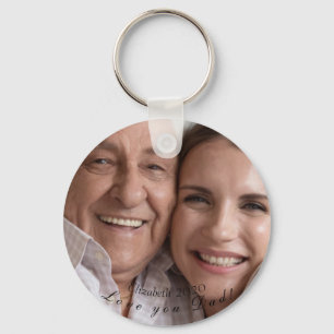 Llavero El día del padre de tu hija adulta y papá, sus n