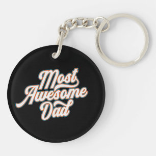 Llavero El Día del Padre Más Increíble   Keychain