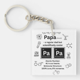 Llavero El Día PaPa de Papá, la ciencia divertida