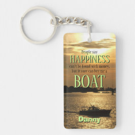Llavero El dinero no puede comprar el barco de la felicida