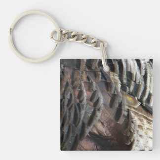 Llavero El diseño de la naturaleza abstracta de las plumas