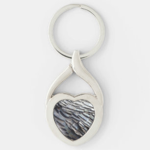 Llavero El diseño de la naturaleza abstracta de los plumas