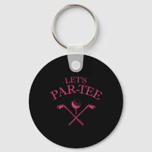 Llavero El divertido amante del golf Par-tee Vamos Par Tee