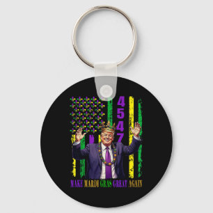 Llavero El divertido Trump Mardi Gras vuelve a hacer grand