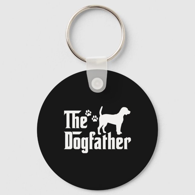 Llavero El Dogfather Tee Fathers Day Gift Dad (Anverso)