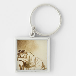 Llavero El dormir c.1654 de la mujer joven