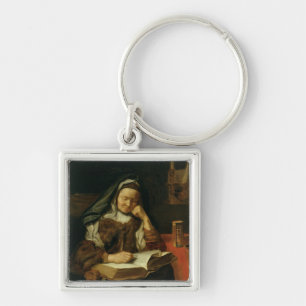 Llavero El dormir de la mujer mayor