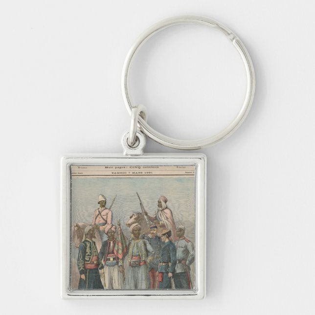 Llavero El ejército colonial (Frente)