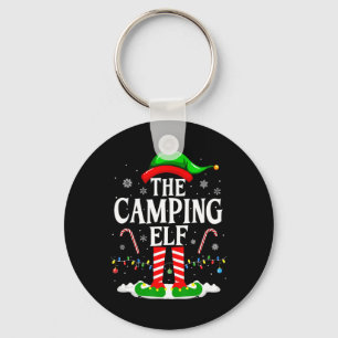 Llavero El Elfo de Acampada Navideño Divertido para Famili