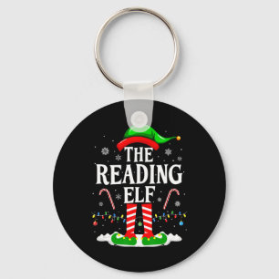 Llavero El Elfo Leyendo Navidad Libro Divertido Amante De