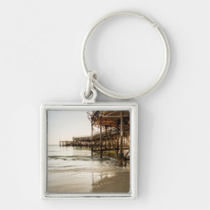 Llavero El embarcadero del sur del desfile en la costa en