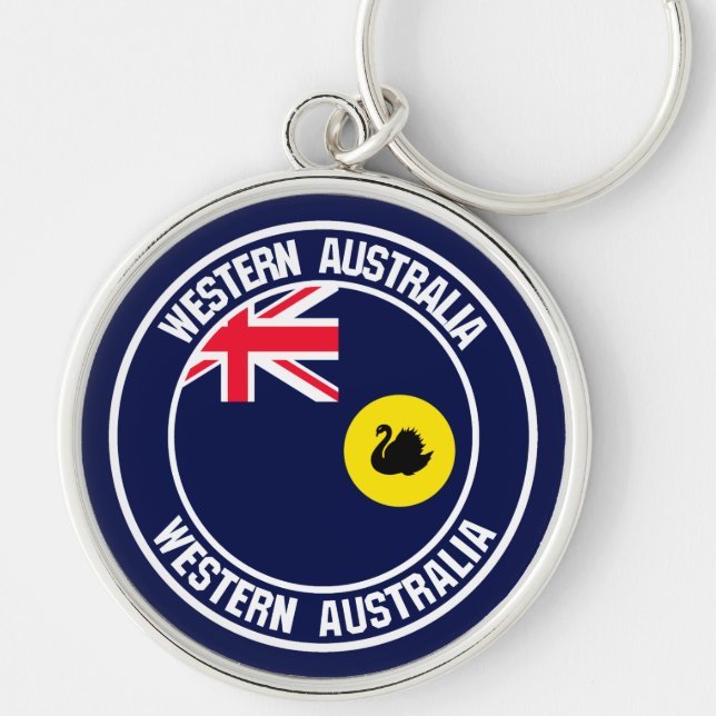 Llavero El emblema de Australia Occidental (Frente)