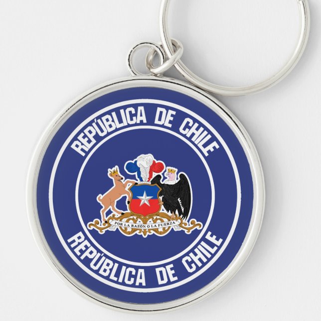 Llavero El emblema de Chile (Frente)