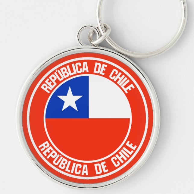 Llavero El emblema de Chile (Frente)