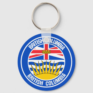 Llavero El emblema de la Ronda Columbia Británica