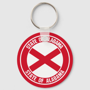 Llavero El emblema de la ronda de Alabama