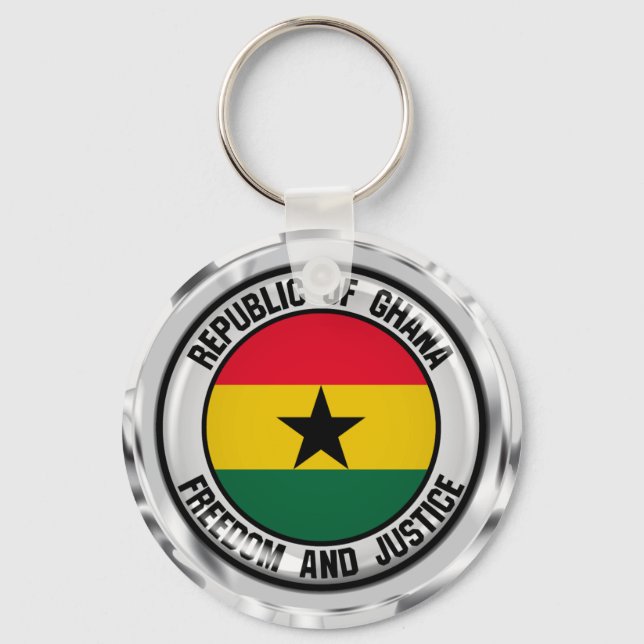 Llavero El emblema de la ronda de Ghana (Anverso)