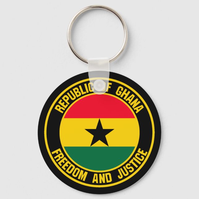 Llavero El emblema de la ronda de Ghana (Anverso)