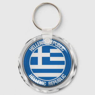 Llavero El emblema de la Ronda de Grecia