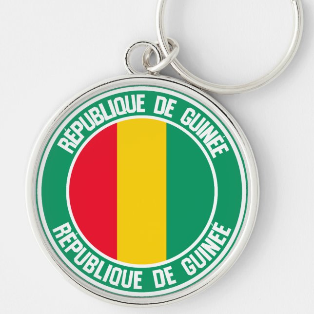 Llavero El emblema de la Ronda de Guinea (Frente)