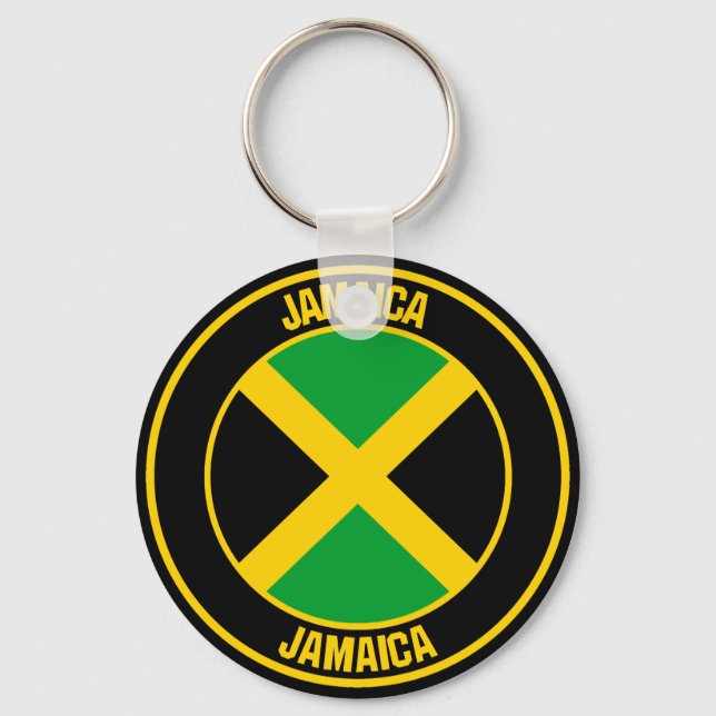 Llavero El emblema de la ronda de Jamaica (Anverso)