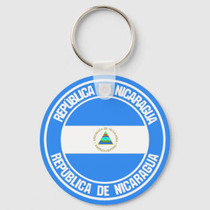 Llavero El emblema de la ronda de Nicaragua