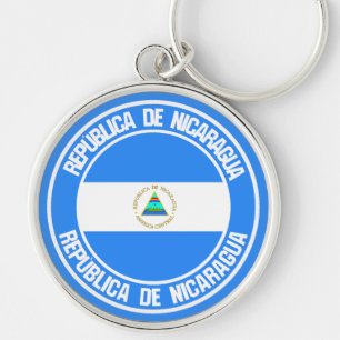 Llavero El emblema de la ronda de Nicaragua