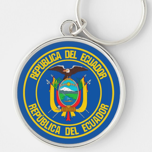 Llavero El emblema de la Ronda Ecuador (Frente)