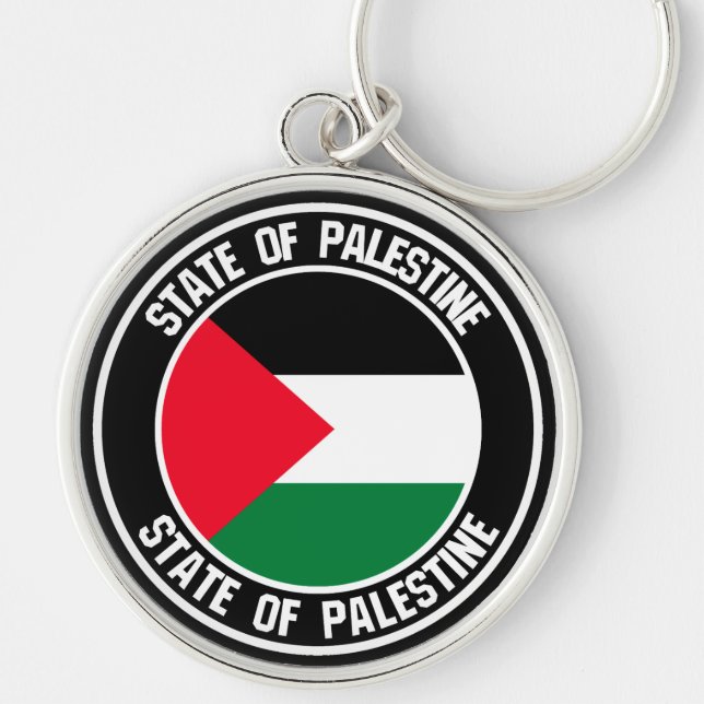 Llavero El emblema de la Ronda Palestina (Frente)