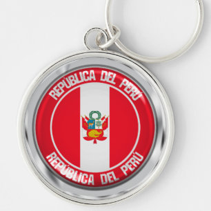 Llavero El emblema de la Ronda Perú