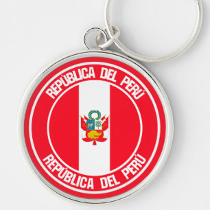 Llavero El emblema de la Ronda Perú