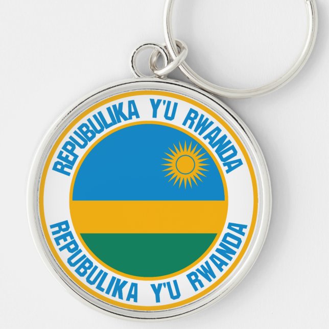 Llavero El emblema de la Ronda Ruanda (Frente)